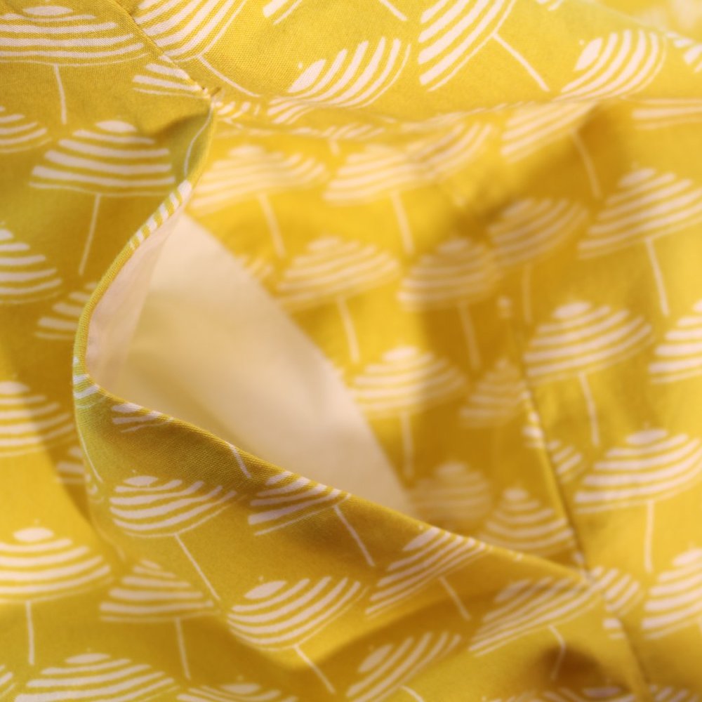 Boden Skirts Boden Beach Umbrella Yellow A Line Midi Skirt 10 - Picture 5 of 5